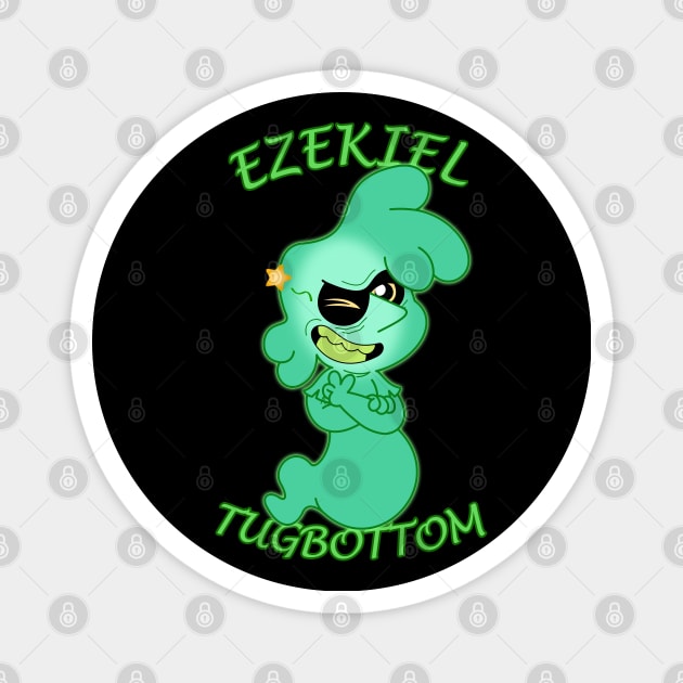 The Ghost and Molly McGee- Chibi Ezekiel Tugbottom Magnet by CinderaceQueen